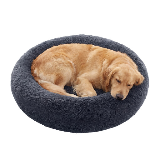Ochama Flauschiges Hundebett Donut Kissen