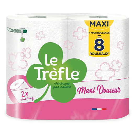 LE TREFLE Papier Toilette Maxi Douceur