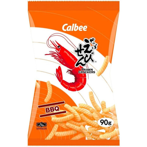 CALBEE BBQ Flavor Prawn Crackers 90g