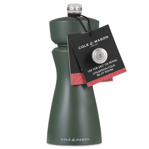 Cole & Mason Kenton Salt and Pepper Mill in Rosemary colour