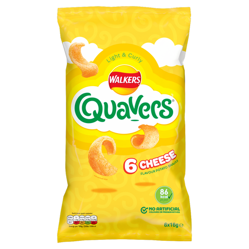 Quavers Cheese 6 x 16g