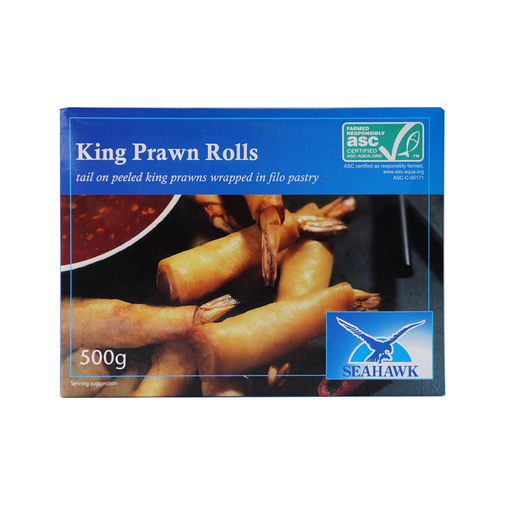 ASC Seahawk King Prawn Rolls 500g Net