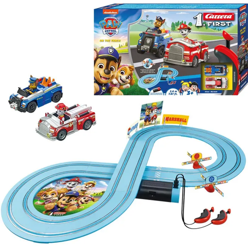 Carrera First Paw Patrol On the Track Rennbahn für Kleinkinder