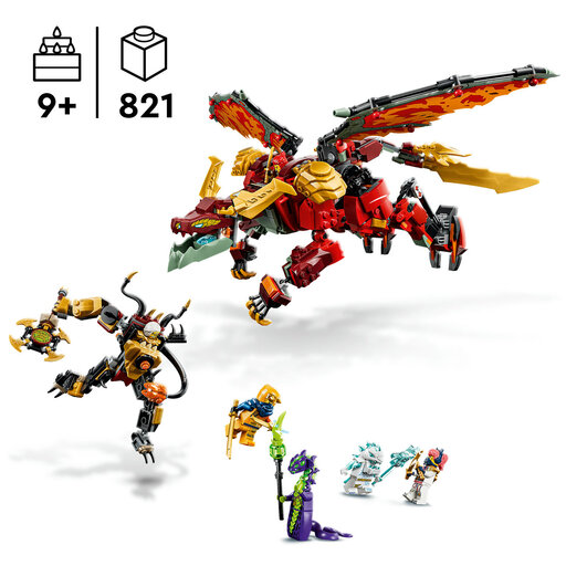 LEGO Ninjago 71868 Le dragon transformable de Wyldfyre