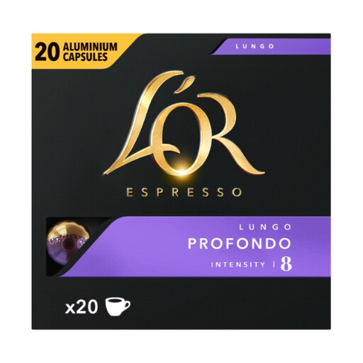 L'OR Espresso Lungo 浓缩咖啡胶囊，20 粒
