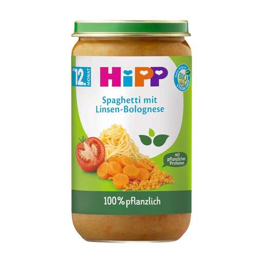 Hipp Organic Spaghetti with Lentil Bolognese