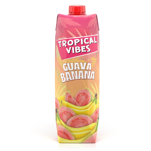 Tropical Vibes Guava Banana Tetra 1L x 6 Packs