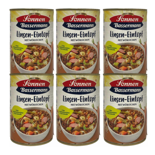 Sonnen Bassermann Hearty Lentil Stew 6x400g