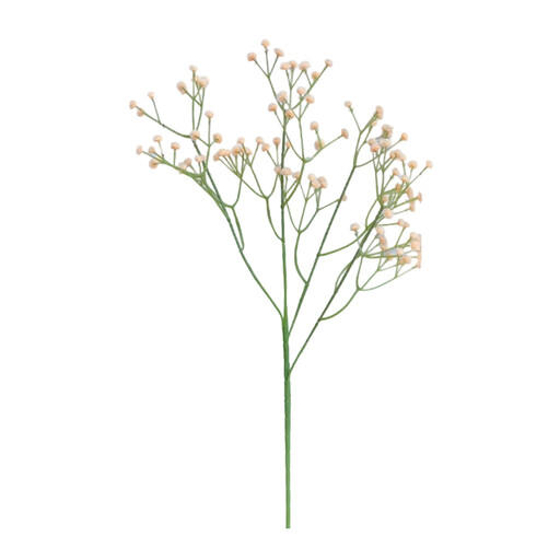 Lot de 5 tiges de gypsophile artificiel Wei's Moment, fleurs en soie et plastique pour arrangements floraux, décoration de mariage, centres de table, couleur champagne
