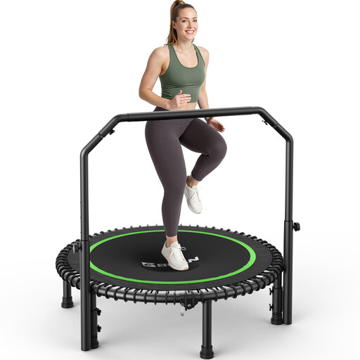 BCAN rebounder trampoline for adults with a 204 kg load capacity