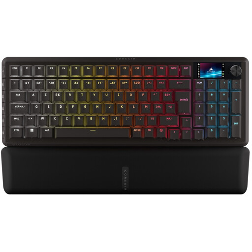 Corsair VANGUARD 96 Gaming Keyboard Mechanical MLX Plasma Wireless Backlit RGB 96% - AZERTY - Black