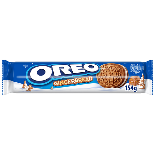 OREO Gingerbread Flavour Limited Edition Sandwich Biscuits 154g