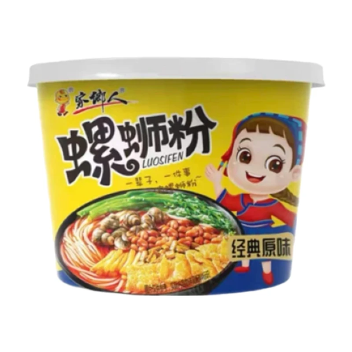 Jiaxiangren Classic Original Flavor Luosifen, 120 g noodle cup