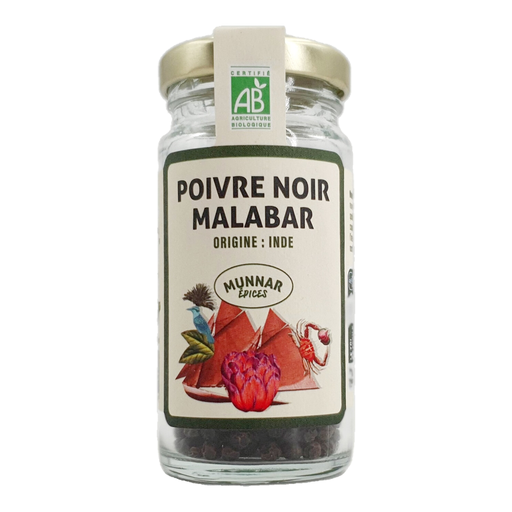 Poivre Noir de Malabar Bio MUNNAR