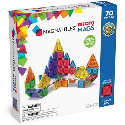 MAGNA-TILES microMAGS 70-piece set