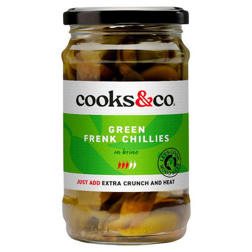 Cooks & Co Green Chillies 300g