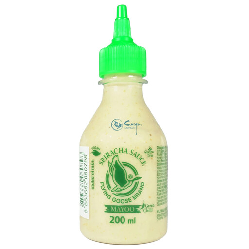 FLYING GOOSE SRIRACHA MAYO GREEN CHILI SAUCE 455ml