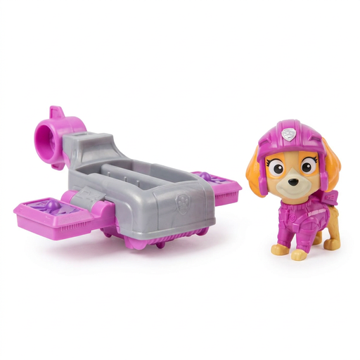 PAW Patrol Skye actiefiguur met mini reddingsvliegtuig