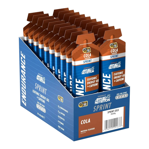 Applied Nutrition Sprint Energy Gel + Electrolytes 75mg Caffeine Cola Flavour