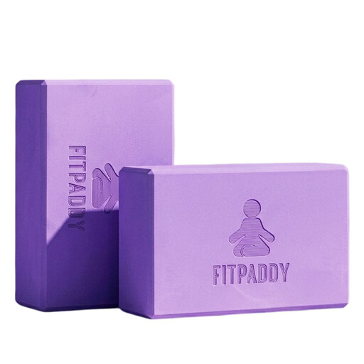 FITPADDY BLOCK01VL EVA Yoga Blocks Set of 2 Purple