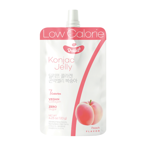 Delief Konjac Jelly Peach (Vegan) 120g