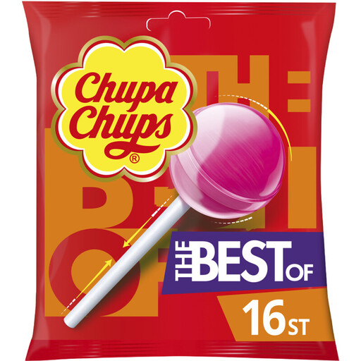 Chupa Chups Best Of Bag - 16 pcs, 192 g