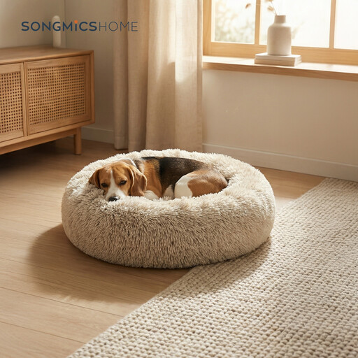 Ochama Donut Hondenmand Kaki 80cm