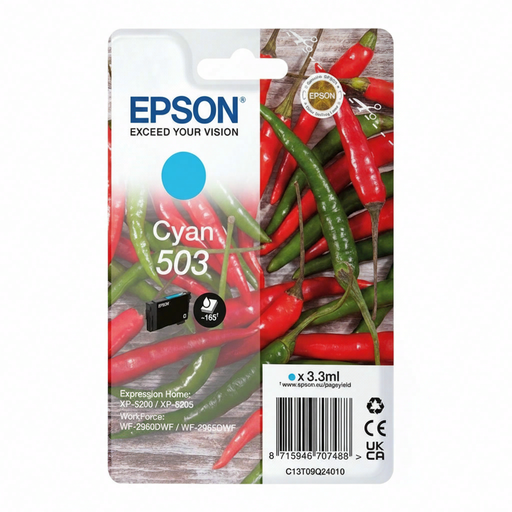 Epson 503 Ink Cartridge 1pc(s) Original Standard Yield Blue