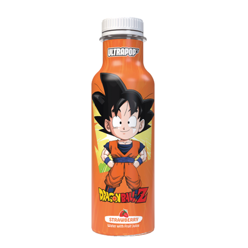 ULTRAPOP - Dragon Ball Z - Goku - Boisson au jus de fruits saveur fraise - 330ml