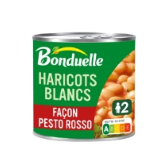 BONDUELLE White Beans with Pesto Rosso 400?g