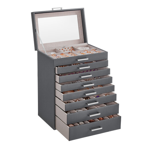 Ochama x SONGMICS Large Jewellery Organiser in Dark Grey