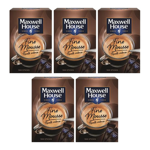 MAXWELL HOUSE Instant Coffee Fine Mousse x100 Sticks