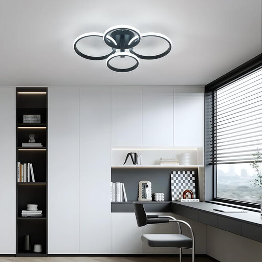 Pheashine 48W four-ring LED ceiling light