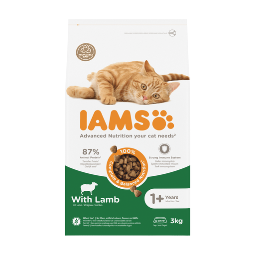 Iams cat adult lamb 3kg