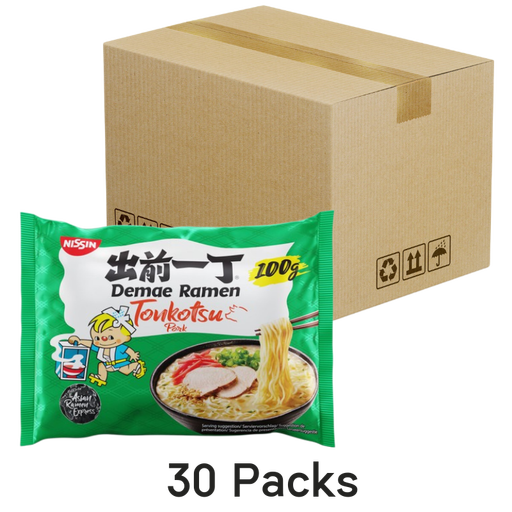 日清出前一丁速食面 - 猪骨浓汤风味，30x100g