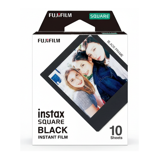 Fujifilm Instax SQUARE Instant Film, Black border