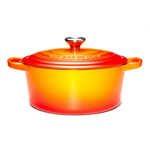 Le Creuset Signature Gietijzeren Braadpan - 24 cm, Oranjerood