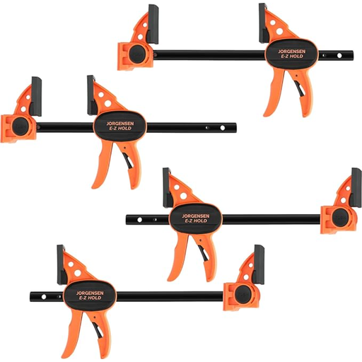 JORGENSEN 150 mm Woodworking Clamps 4-Pack