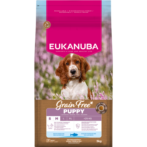 Eukanuba Grain Free Dog Puppy Small/Medium Ocean Fish