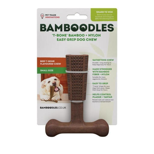 Bamboodles T Bone Chew Toy
