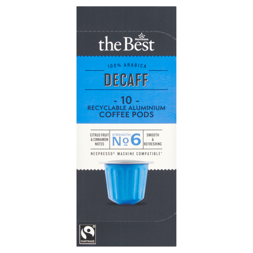 Morrisons The Best Fairtrade Decaf Pods