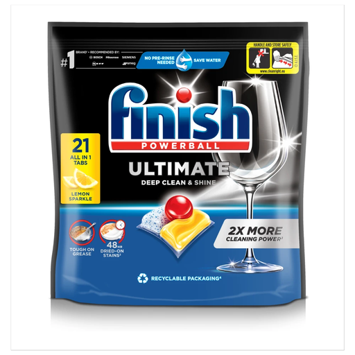 Finish Ultimate Deep Clean & Shine Dishwasher Tablets