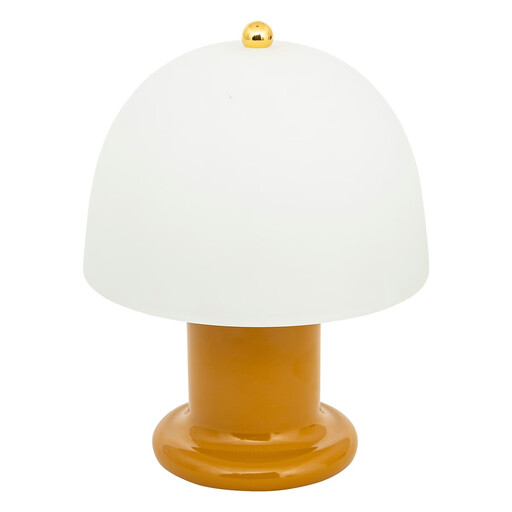 Atmosphera LED Tischlampe - Gelb, H21 cm