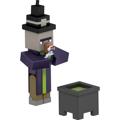 Minecraft Biome Builds Witch Action Figure