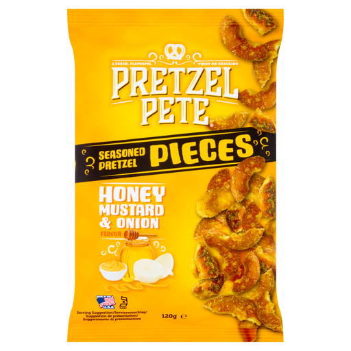 Pretzel Pete 蜂蜜芥末洋葱碎块 120g