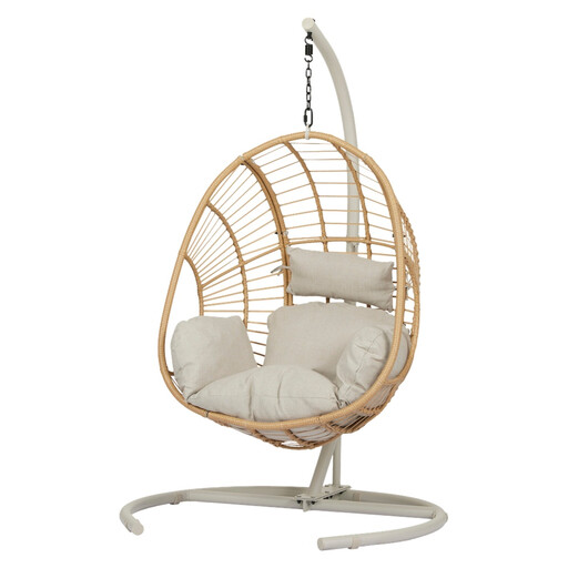 Outfit Hanging Egg-chair mit Stahlgestell