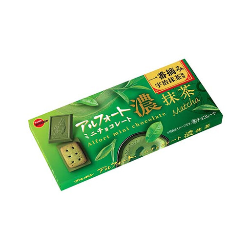 BOURBON Alfort Mini Chocolate Dark Matcha 12 pcs 60g