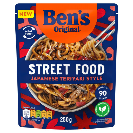 Ben's Original Street Food Japanese Teriyaki Noodles 250g