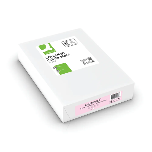 Q-Connect Pink A4 Copier Paper 80gsm