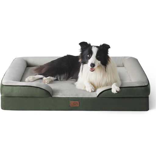BEDSURE Ergonomic Dog Couch, 89 x 63 cm, Spruce Green